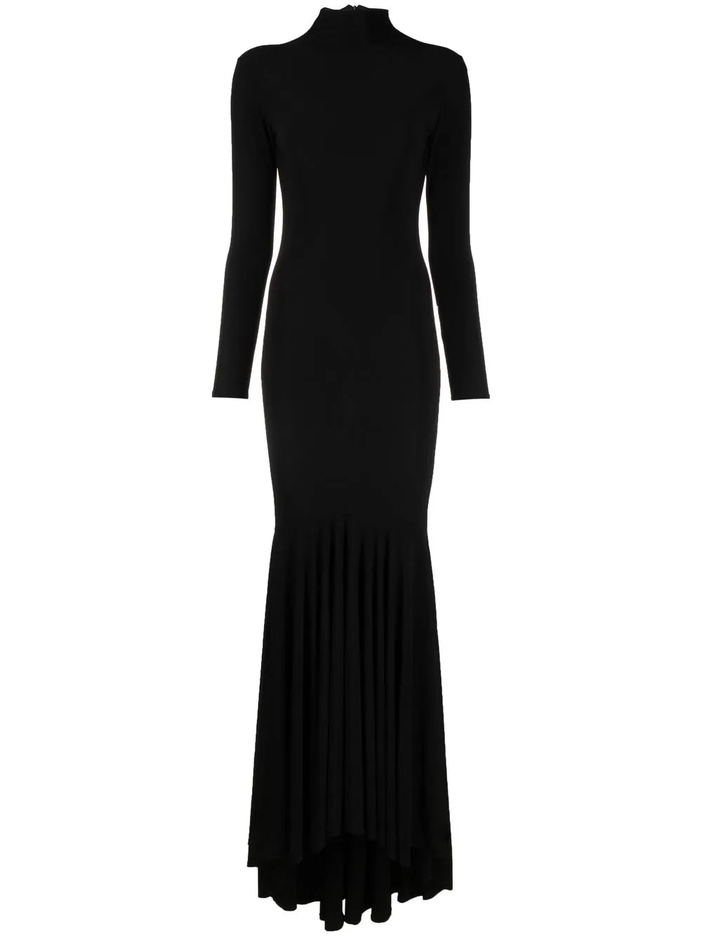 Atu Body Couture Long Sleeve Flared Gown