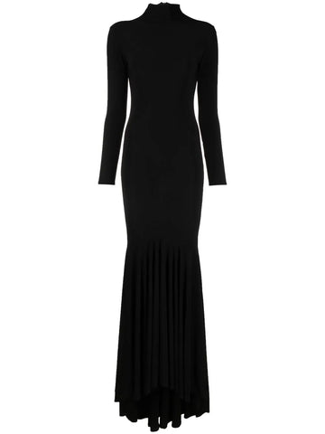 Atu Body Couture Long Sleeve Flared Gown