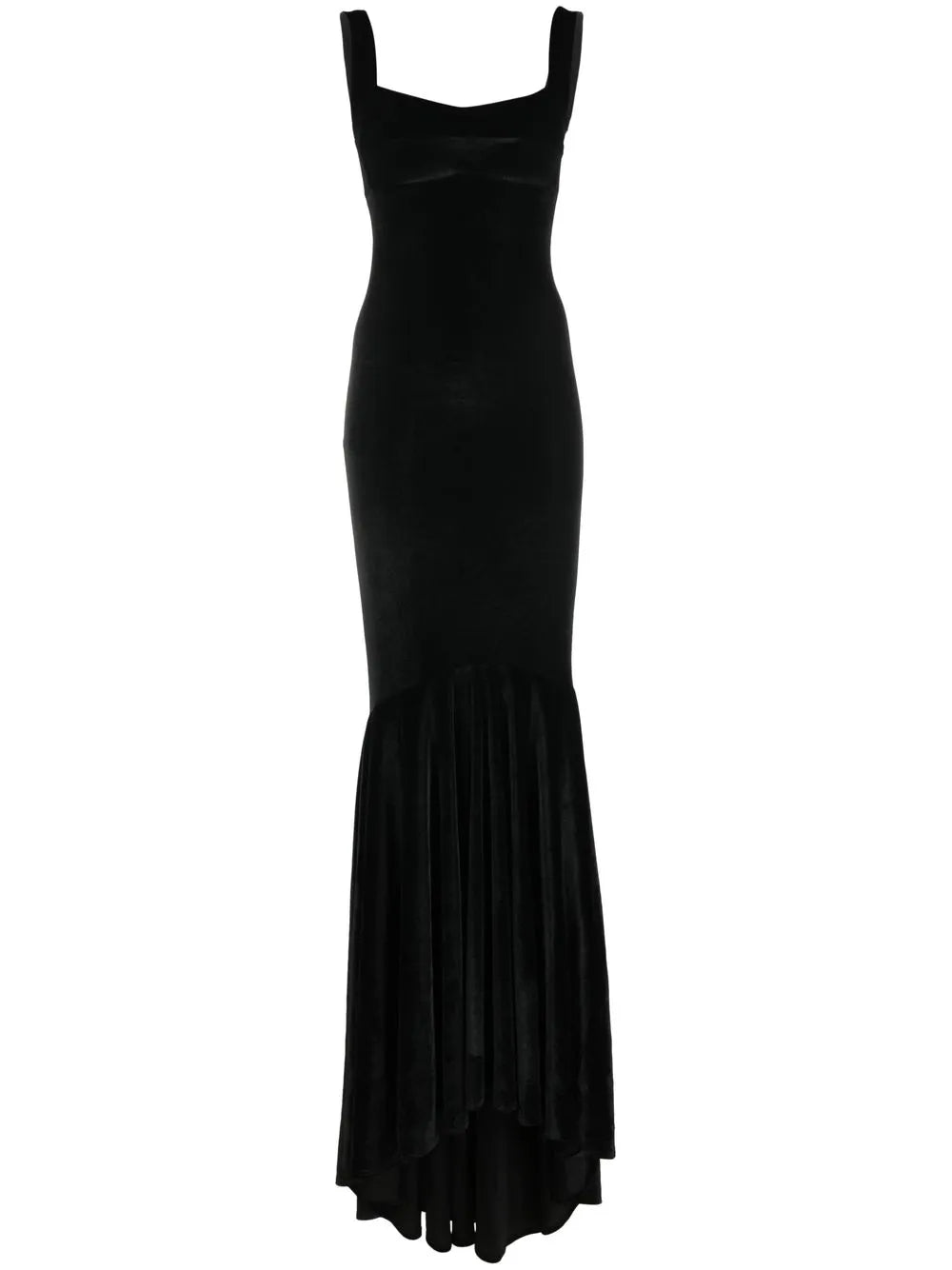 Atu Body Couture Sleeveless Fishtail Velvet Gown