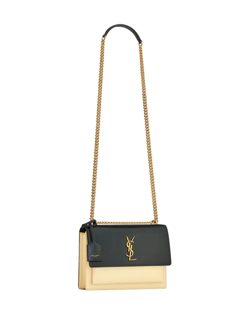 Saint Laurent Sunset Two Tone Shoulder Bag