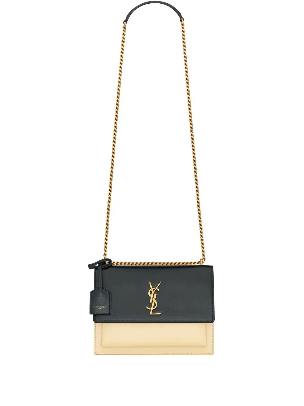 Saint Laurent Sunset Two Tone Shoulder Bag