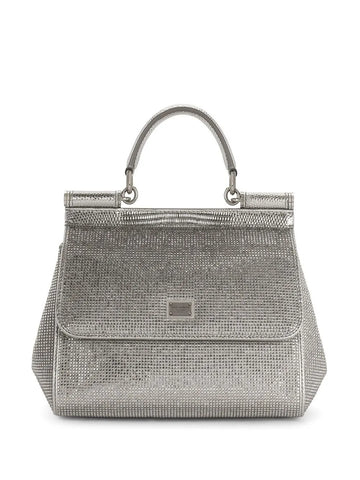 Dolce Gabbana Kim Dolcegabbana Small Sicily Satin Top Handle Bag