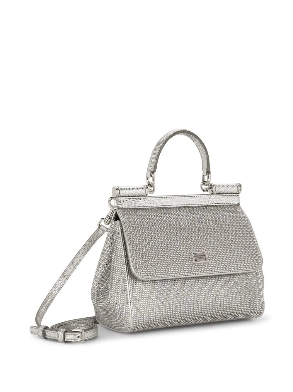 Dolce Gabbana Kim Dolcegabbana Small Sicily Satin Top Handle Bag