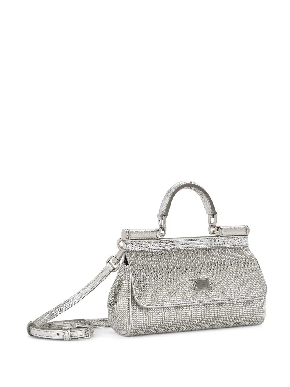 Dolce Gabbana Kim Dolcegabbana Small Sicily Satin Top Handle Bag