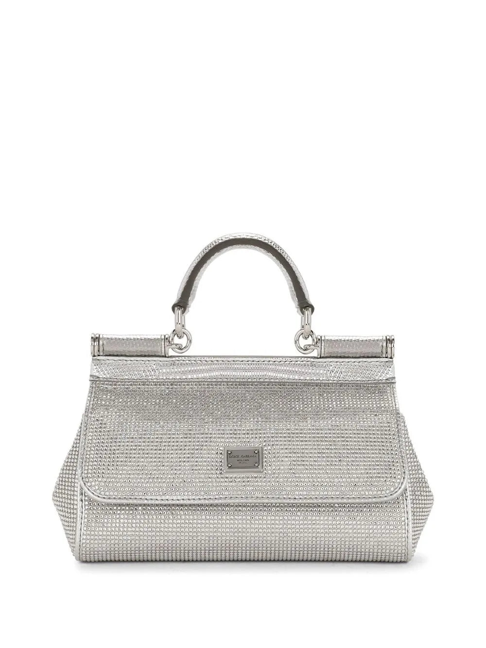 Dolce Gabbana Kim Dolcegabbana Small Sicily Satin Top Handle Bag