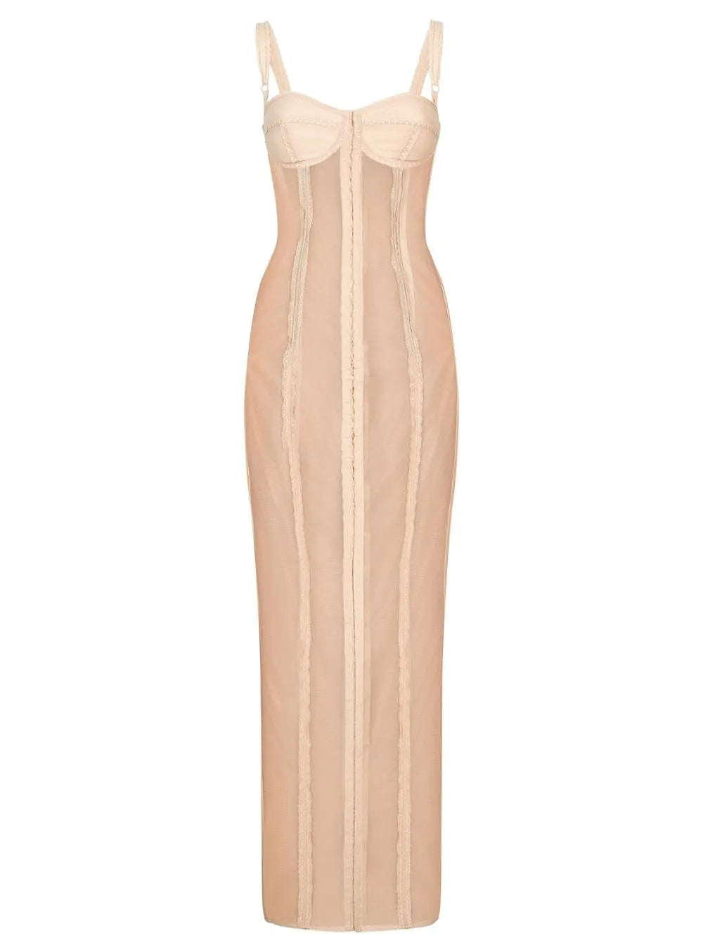 Dolce Gabbana Kim Dolcegabbana Bustier Midi Dress