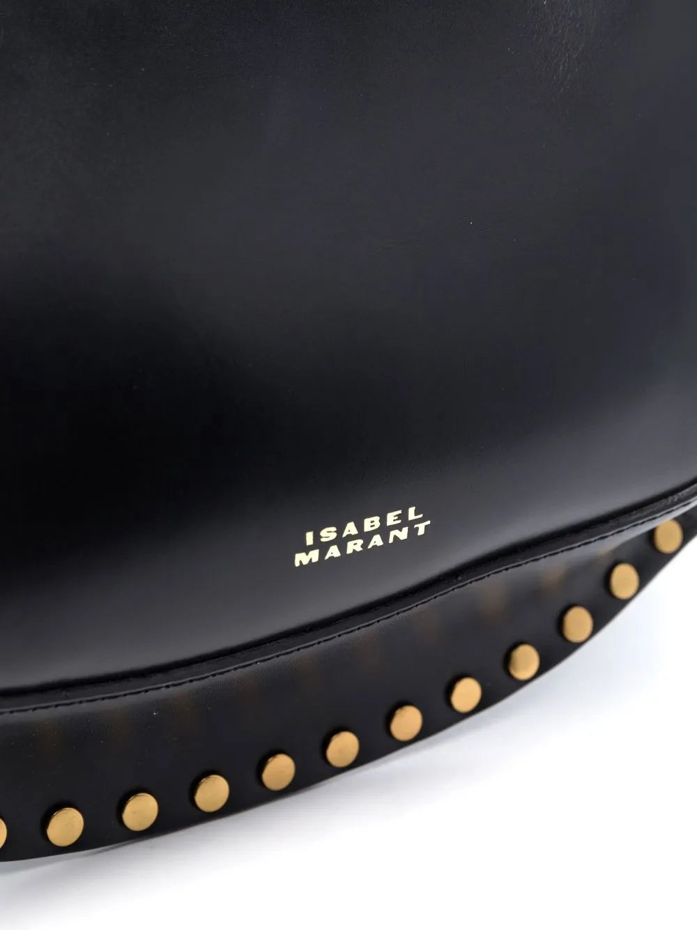 Isabel Marant Oskan Moon Studded Shoulder Bag
