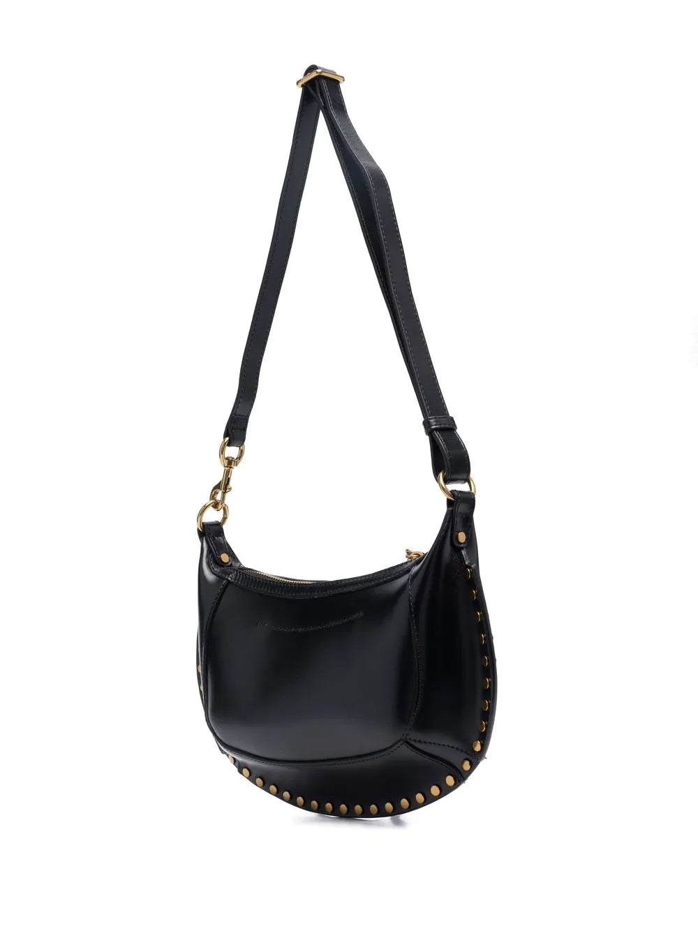 Isabel Marant Oskan Moon Studded Shoulder Bag
