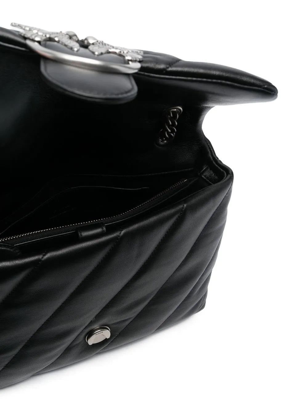 Pinko Love Big Puff Leather Shoulder Bag