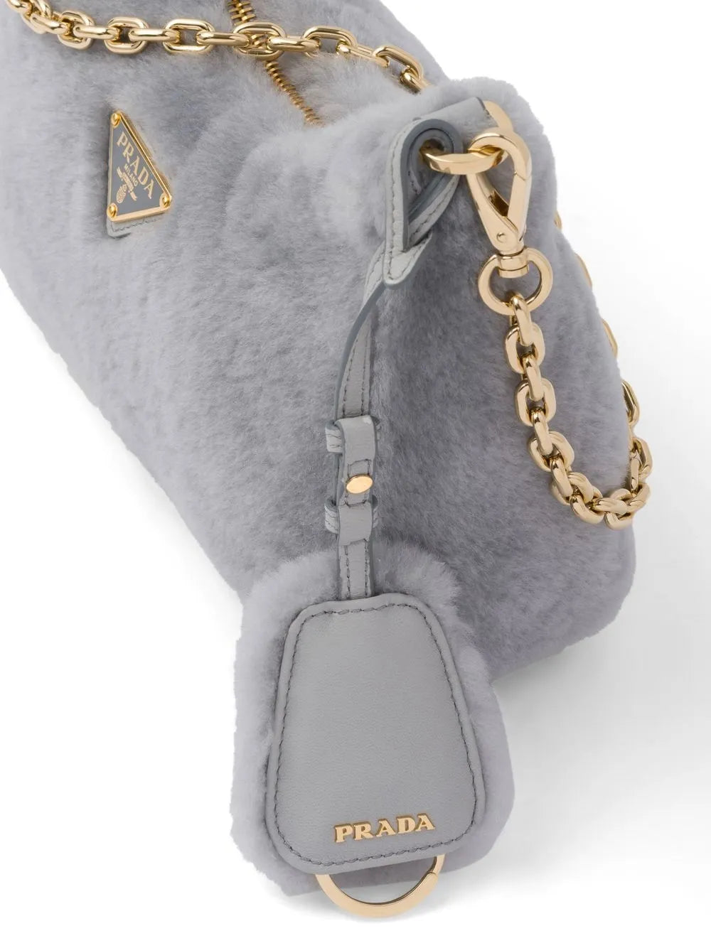 Prada Re Edition Shearling Mini Bag