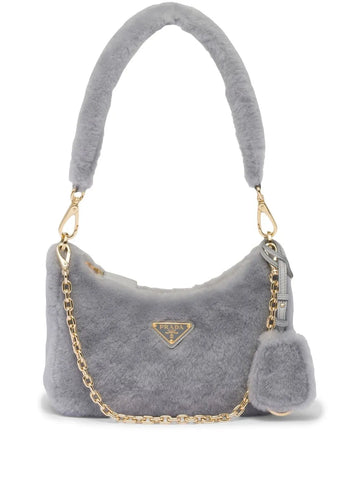 Prada Re Edition Shearling Mini Bag