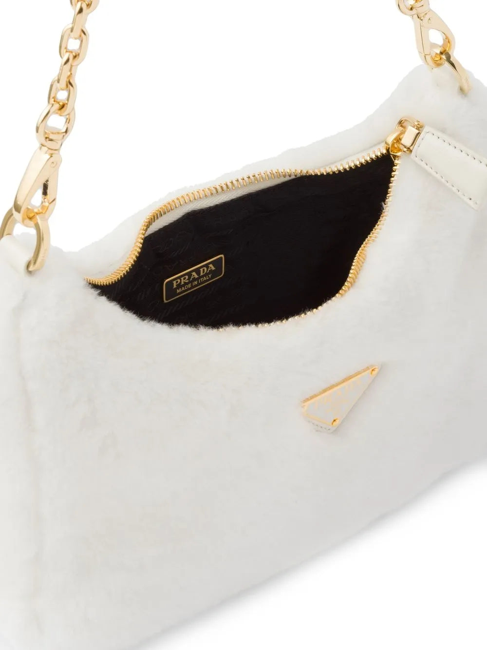 Prada Re Edition Shearling Mini Bag