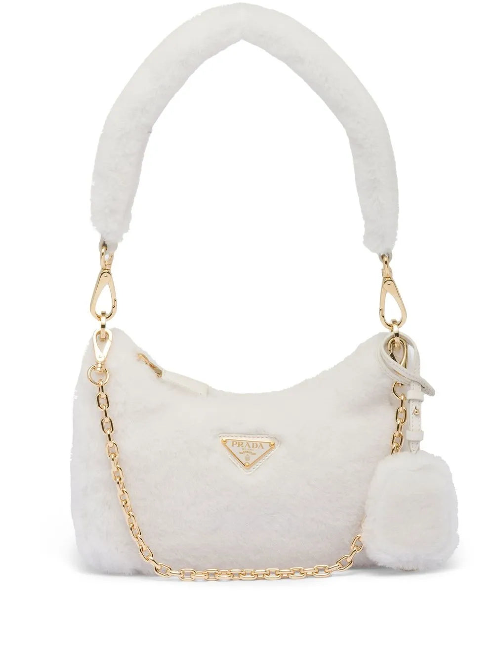 Prada Re Edition Shearling Mini Bag