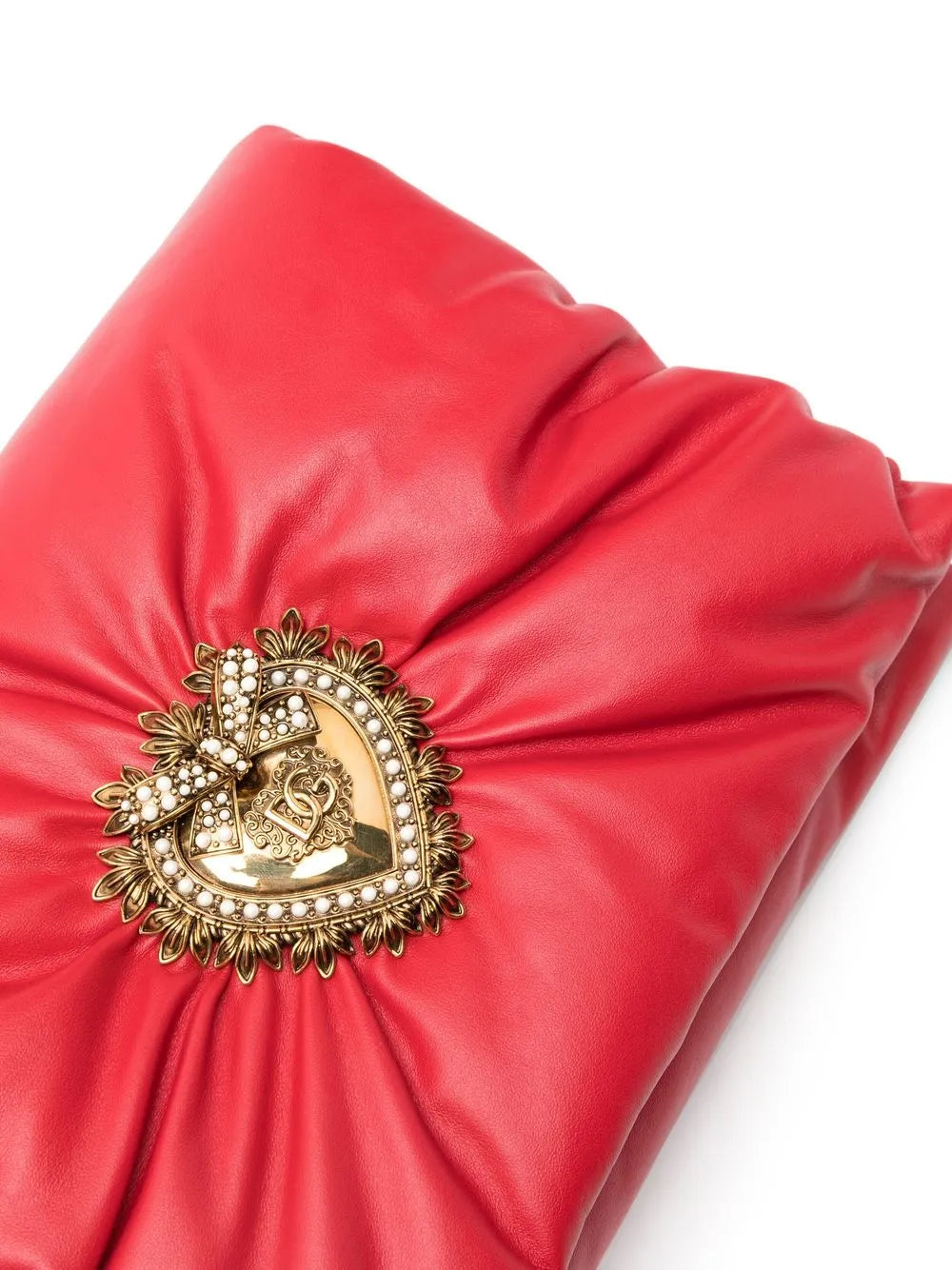 Dolce Gabbana Medium Devotion Soft Clutch