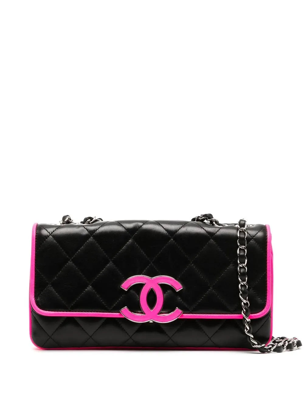 Chanel Pre Owned 2008 Cc Diamond Quilted Shoulder Bag