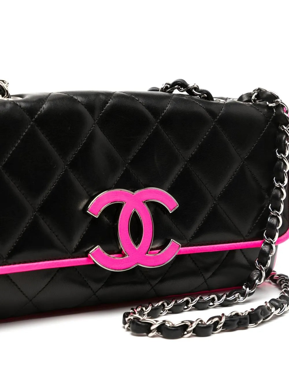 Chanel Pre Owned 2008 Cc Diamond Quilted Shoulder Bag