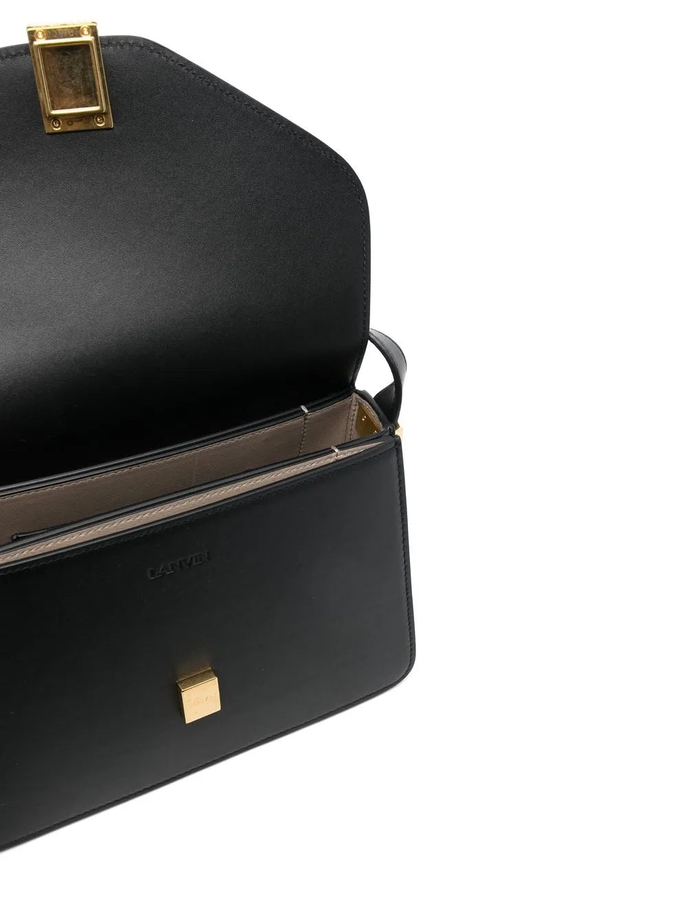 Lanvin Studded Leather Shoulder Bag