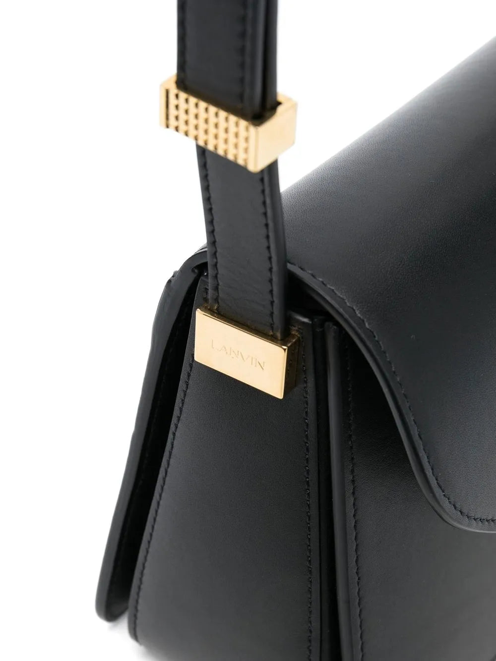 Lanvin Studded Leather Shoulder Bag