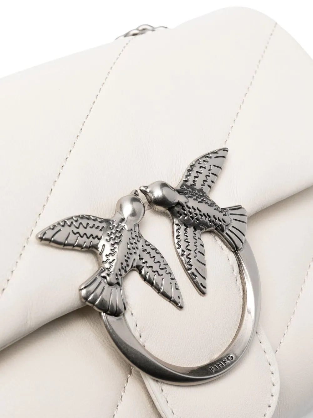 Pinko Quilted Sheepskin Shoulder Bag