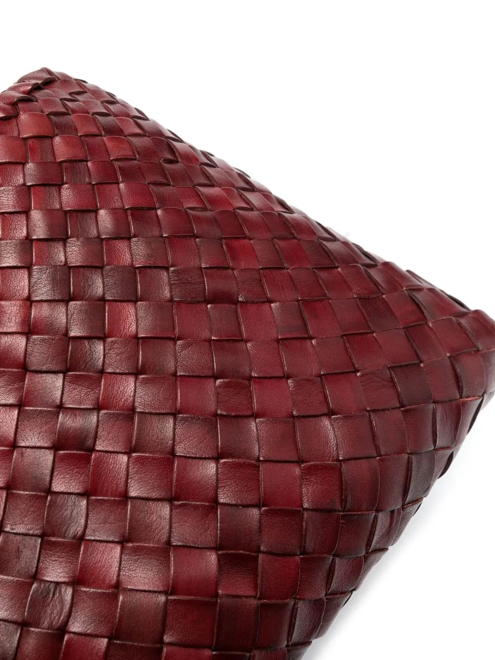 Dragon Diffusion Woven Leather Shoulder Bag