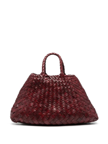 Dragon Diffusion Woven Leather Shoulder Bag