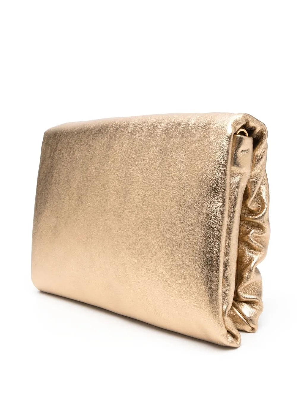 Dolce Gabbana Medium Devotion Soft Foiled Clutch