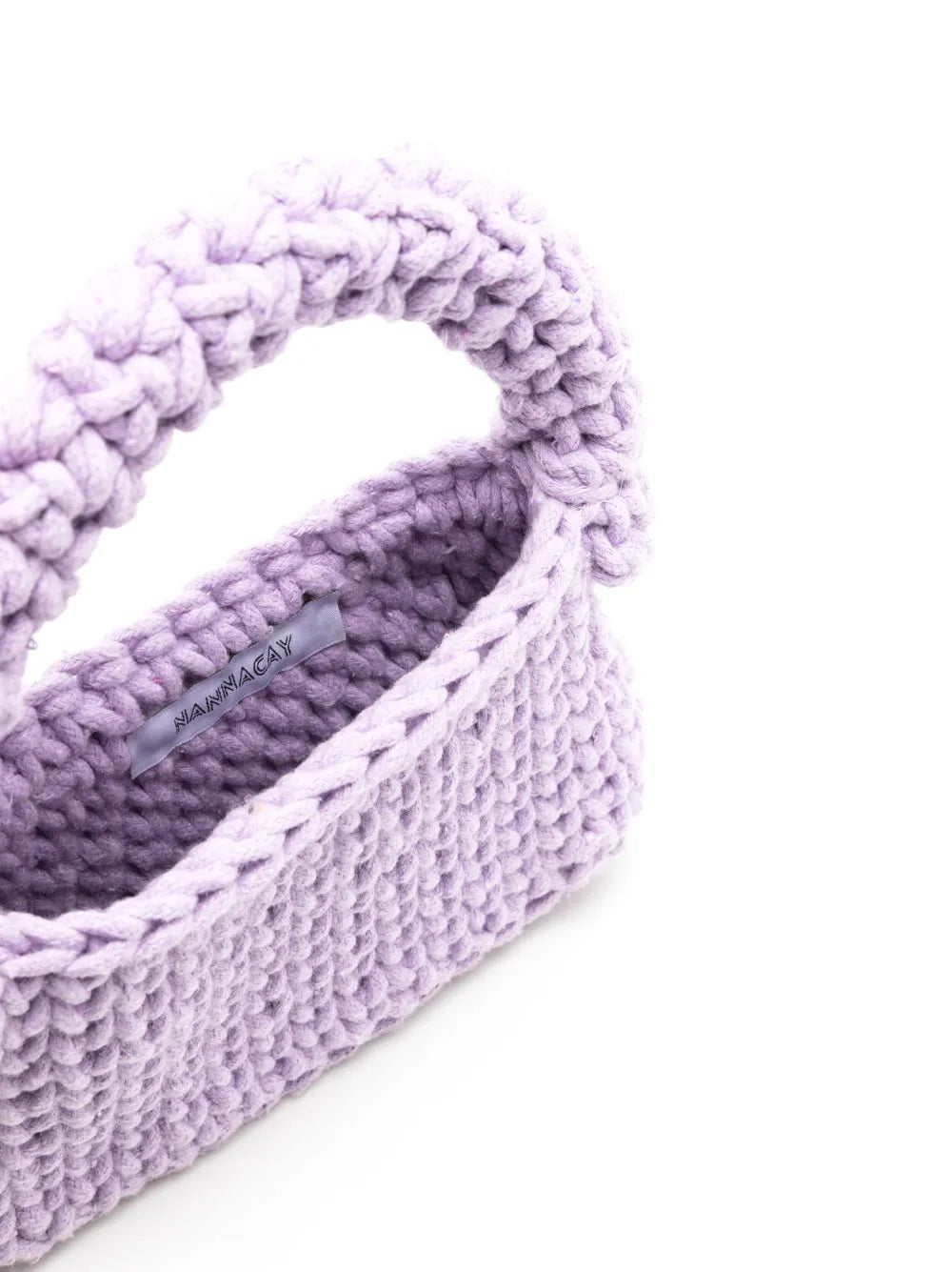 Nannacay Nicoletta Crochet Knit Shoulder Bag