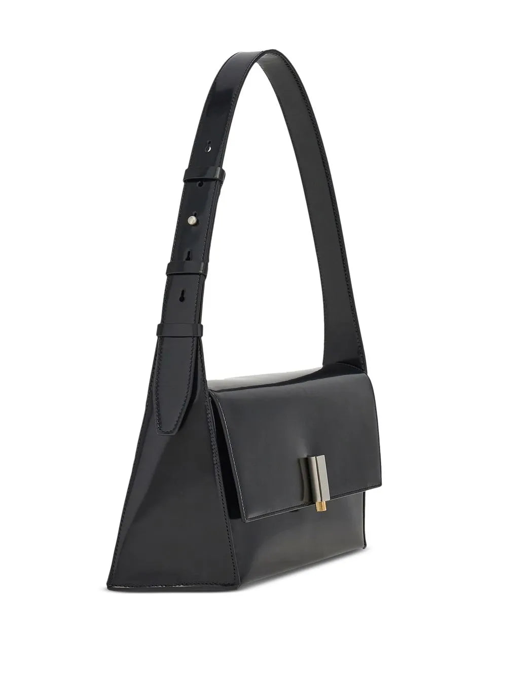Ferragamo Geometric Leather Shoulder Bag