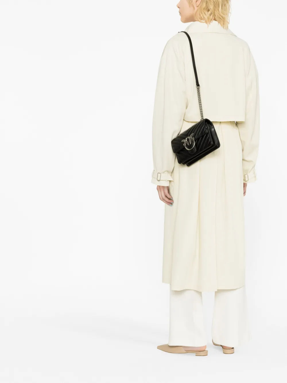 Pinko Lovebird Quilted Shoulder Bag