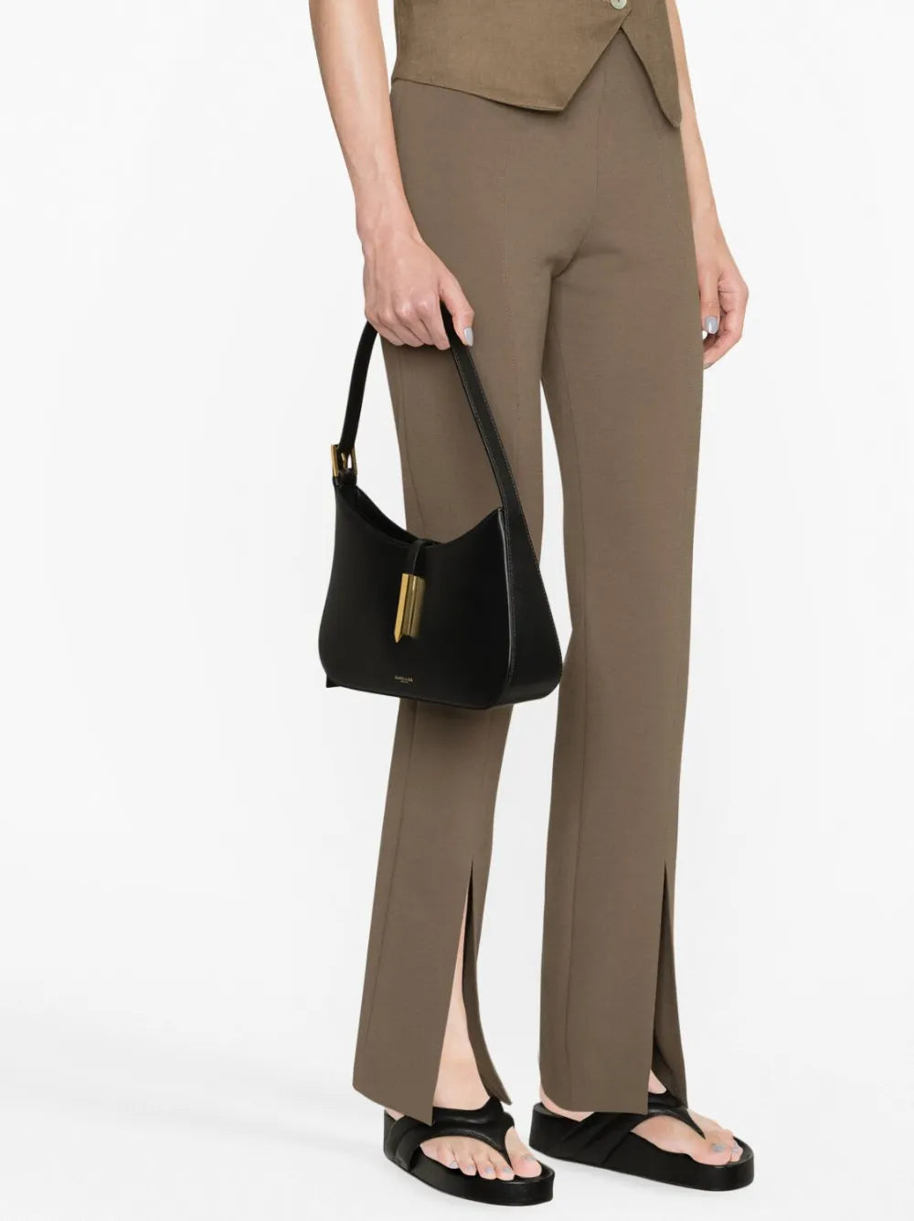 Demellier Tokyo Leather Shoulder Bag