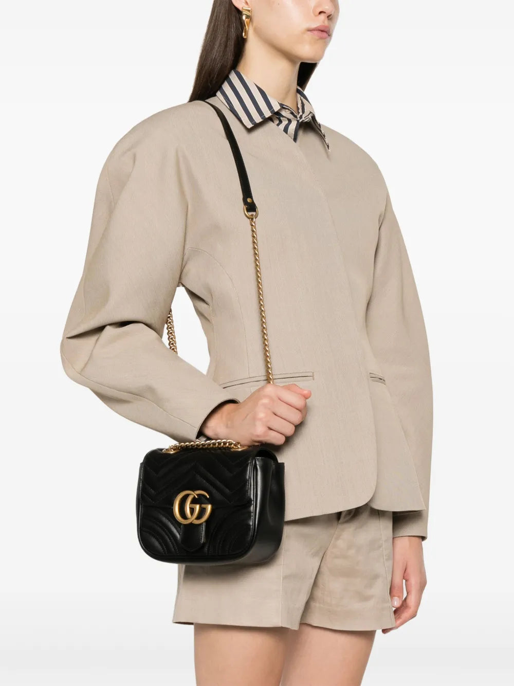Gucci Mini Gg Marmont Shoulder Bag