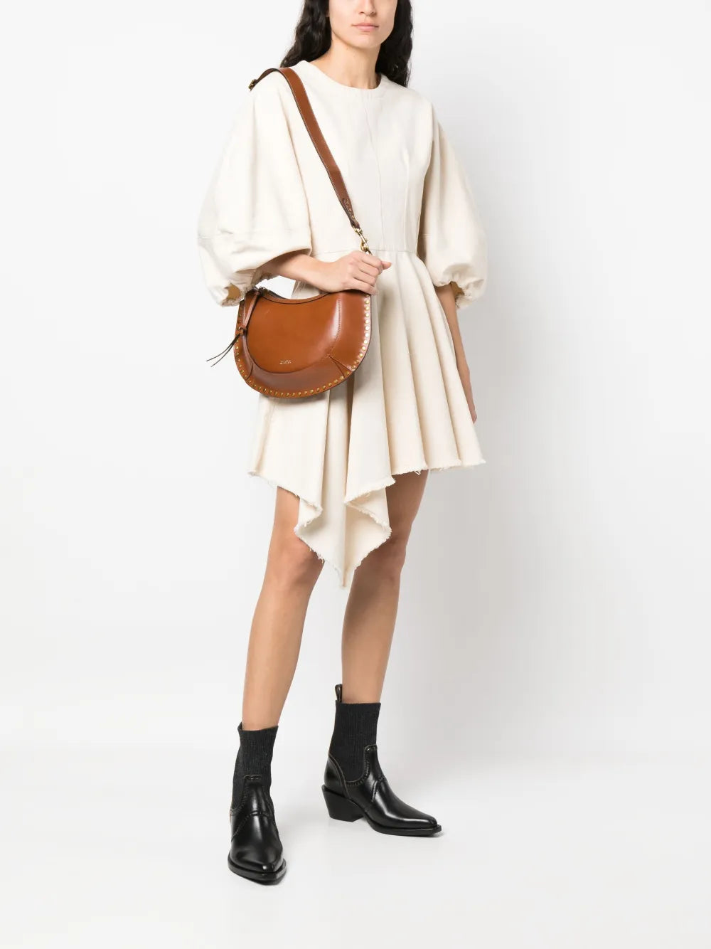 Isabel Marant Naoko Studded Leather Shoulder Bag