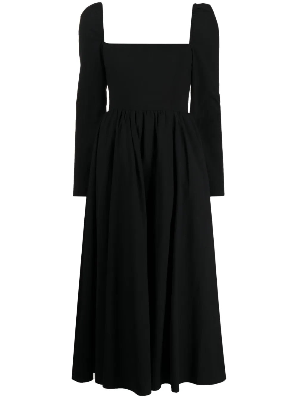 Reformation Elly Square Neck Midi Dress