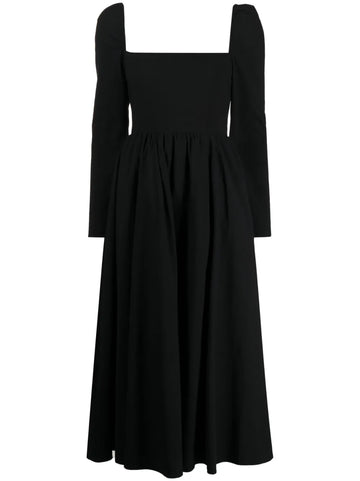 Reformation Elly Square Neck Midi Dress