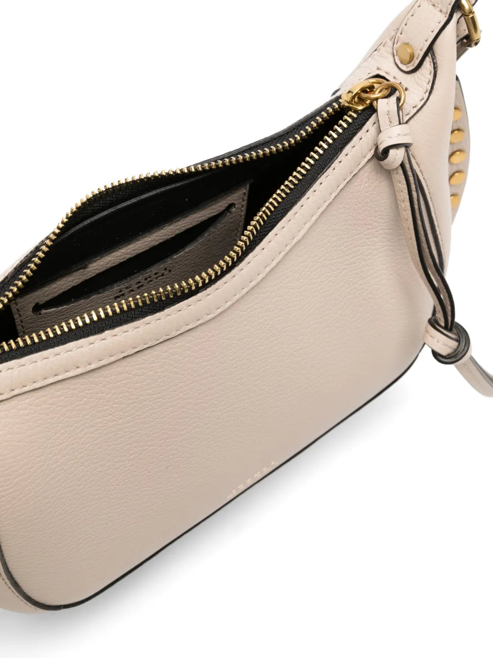 Isabel Marant Oskan Moon Leather Shoulder Bag
