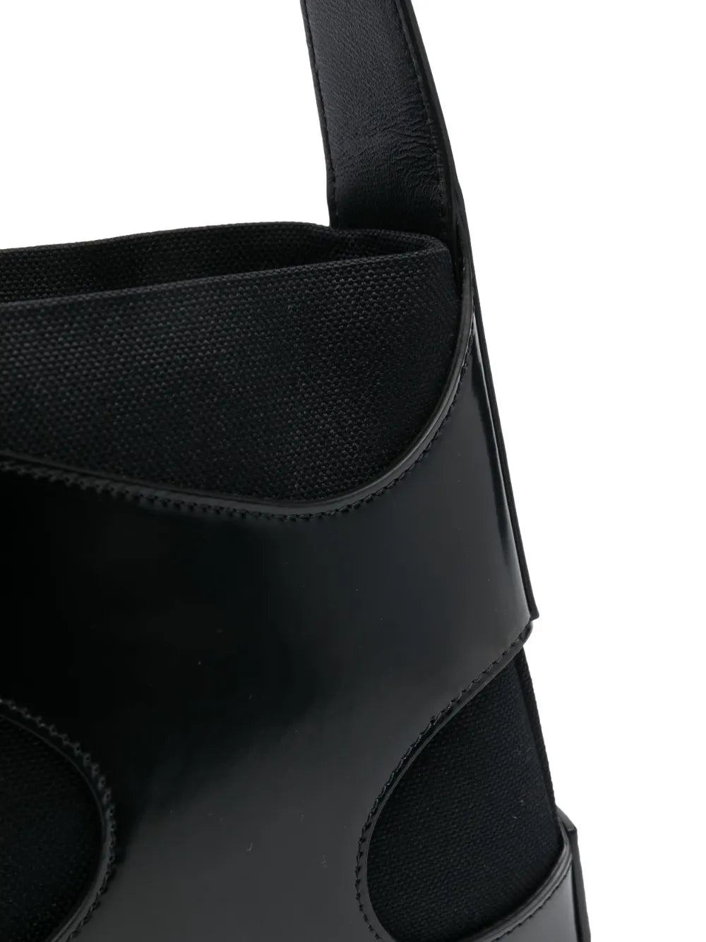 Ferragamo Cut Out Leather Shoulder Bag