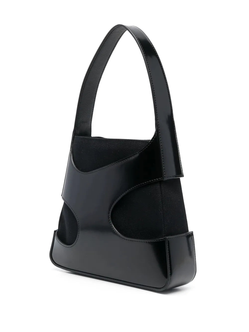 Ferragamo Cut Out Leather Shoulder Bag