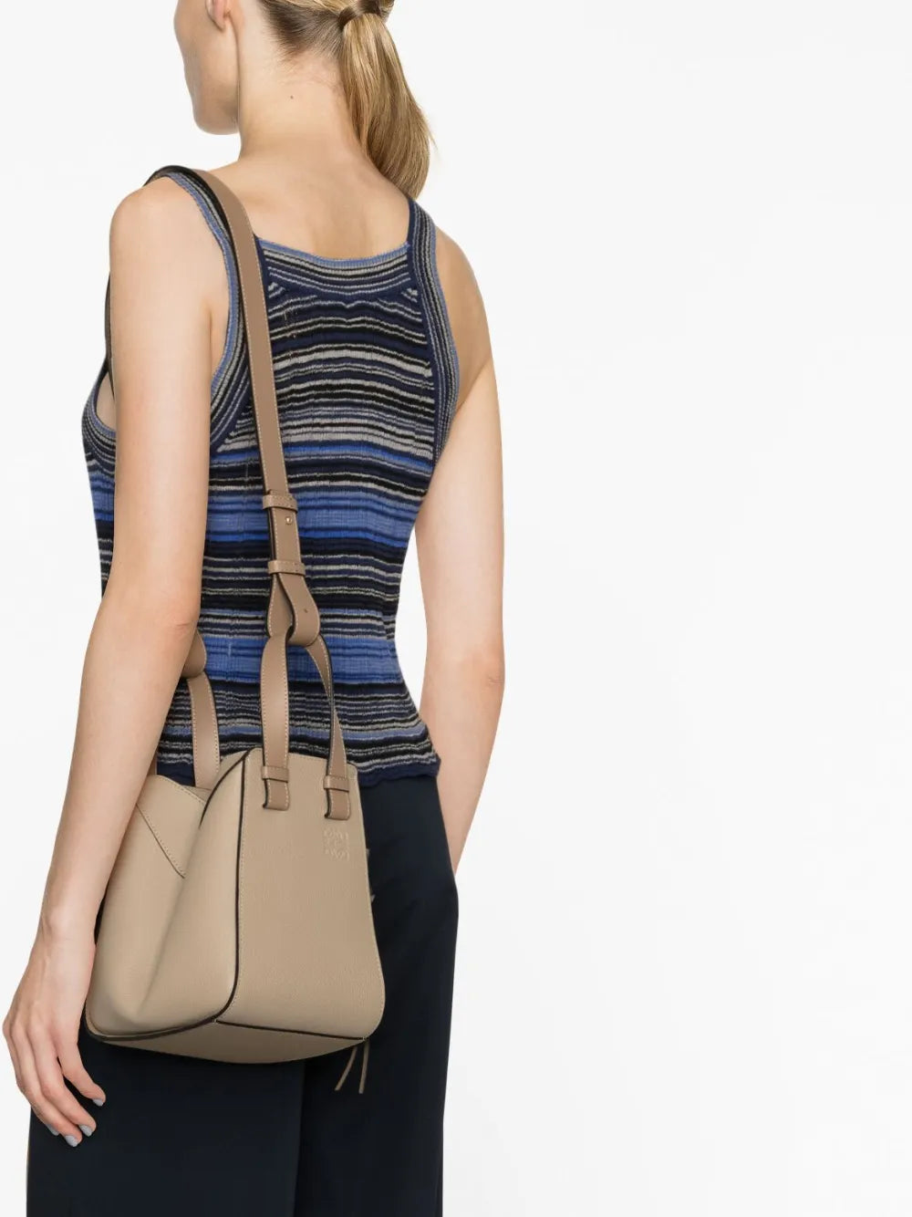 Loewe Hammock Grained Shoulder Bag