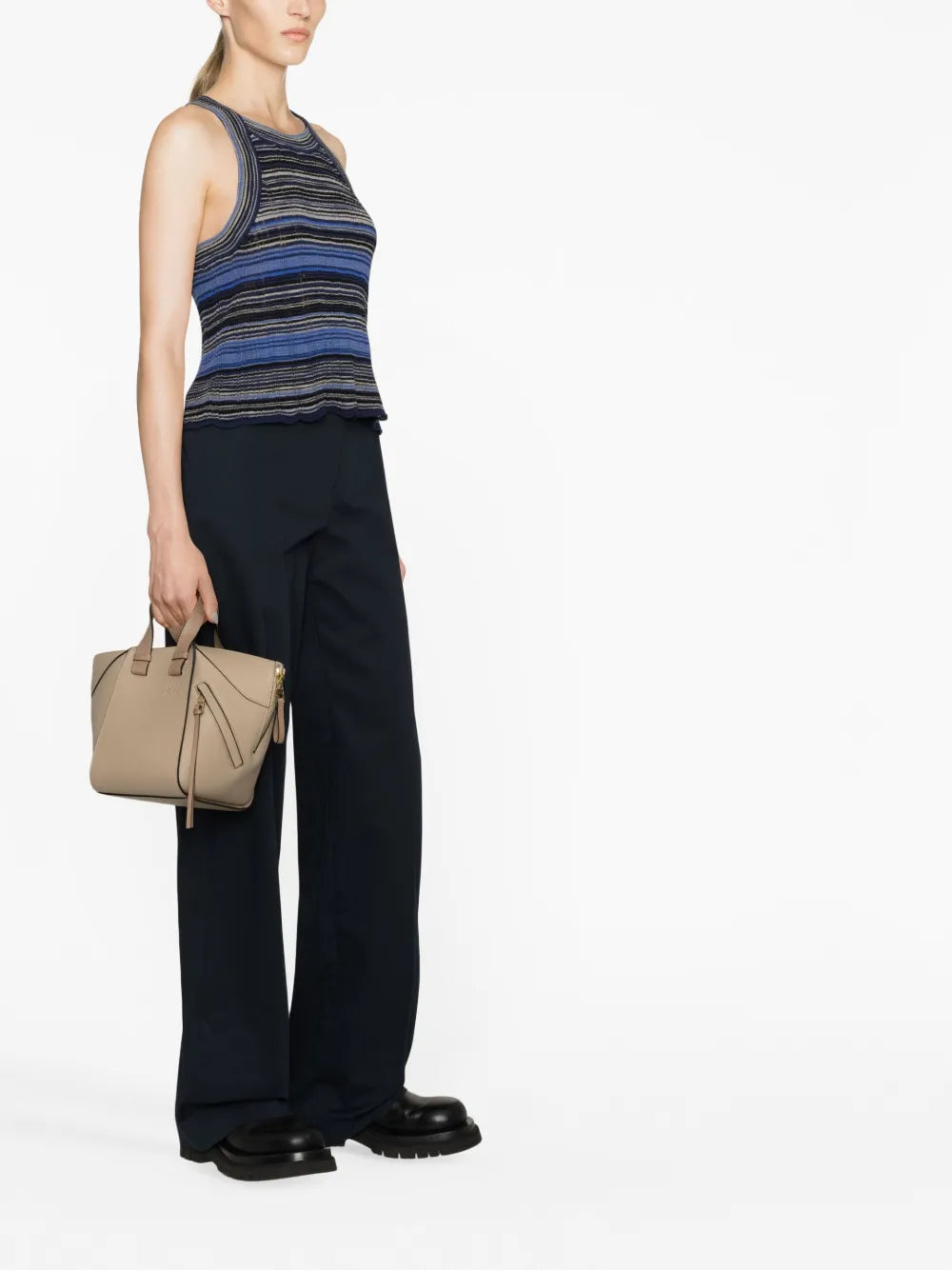 Loewe Hammock Grained Shoulder Bag