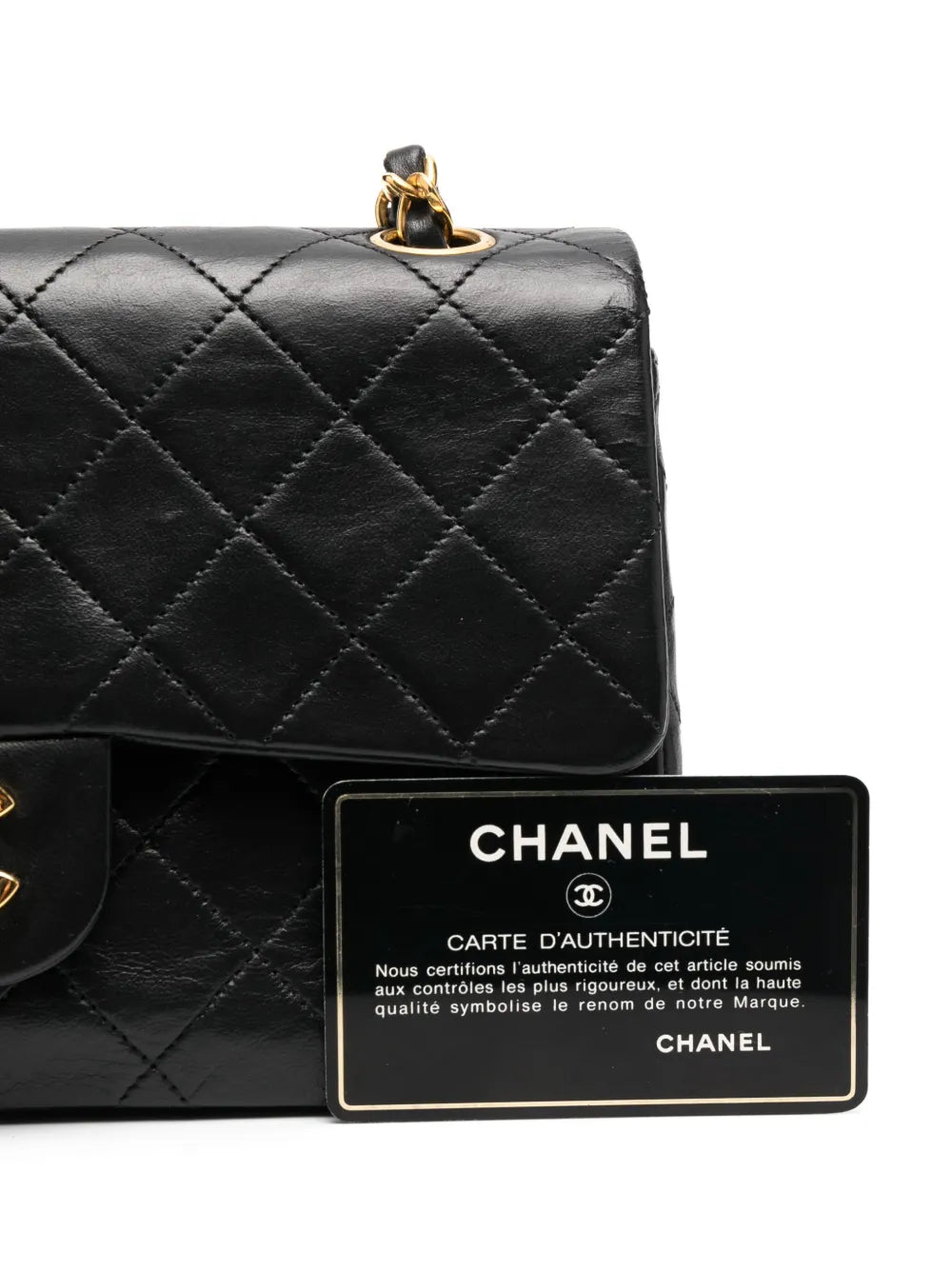 Chanel Pre Owned 1989 1991 Small Double Flap Shoulder Bag