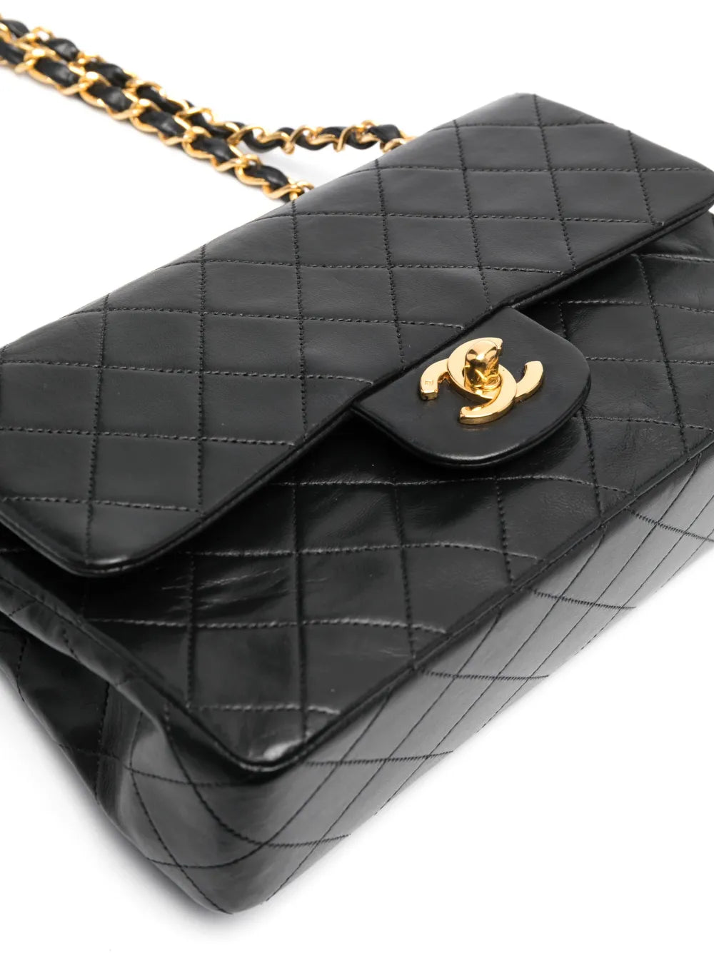 Chanel Pre Owned 1989 1991 Small Double Flap Shoulder Bag