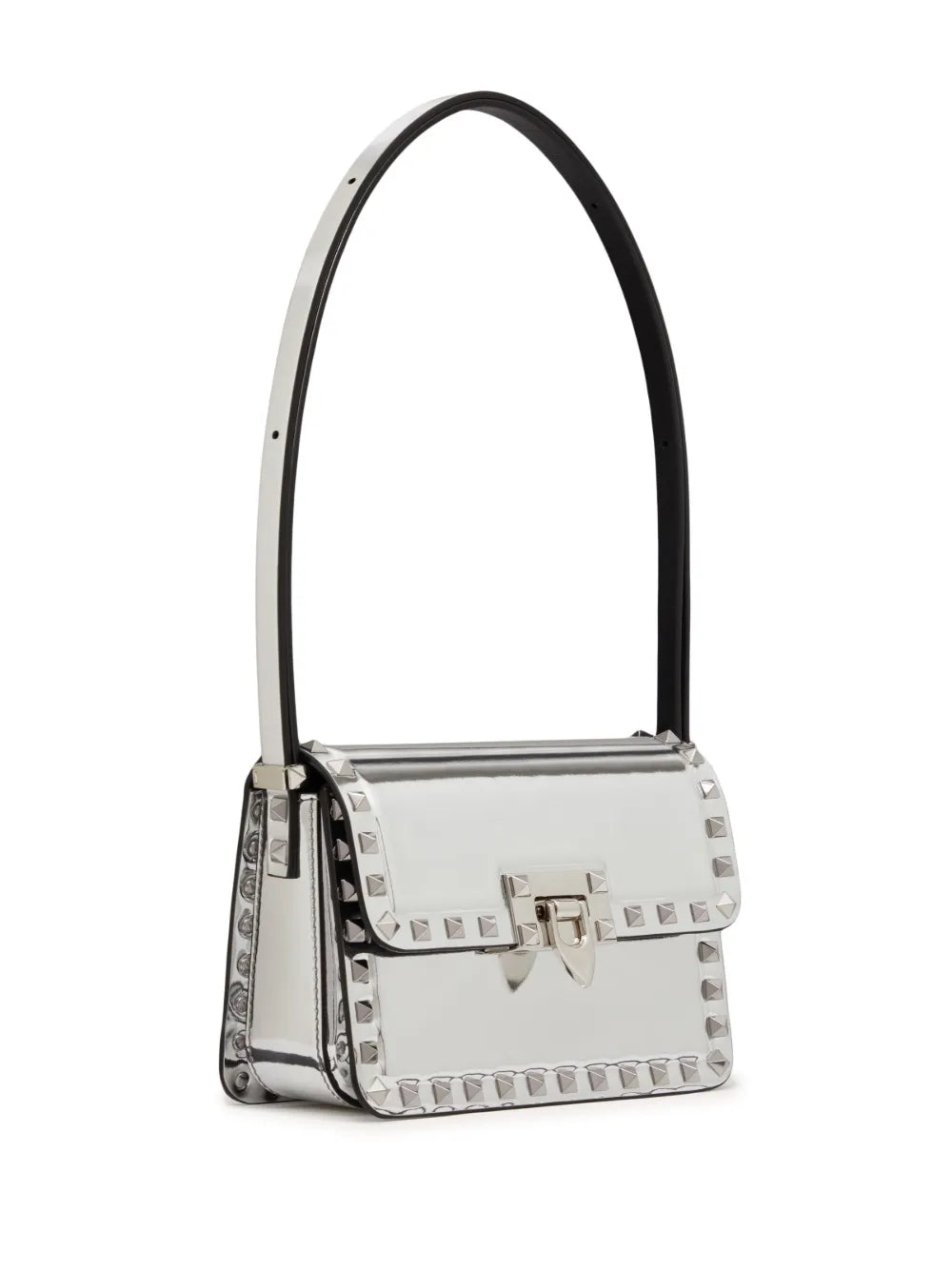 Valentino Garavani Small Rockstud23 Mirrored Shoulder Bag