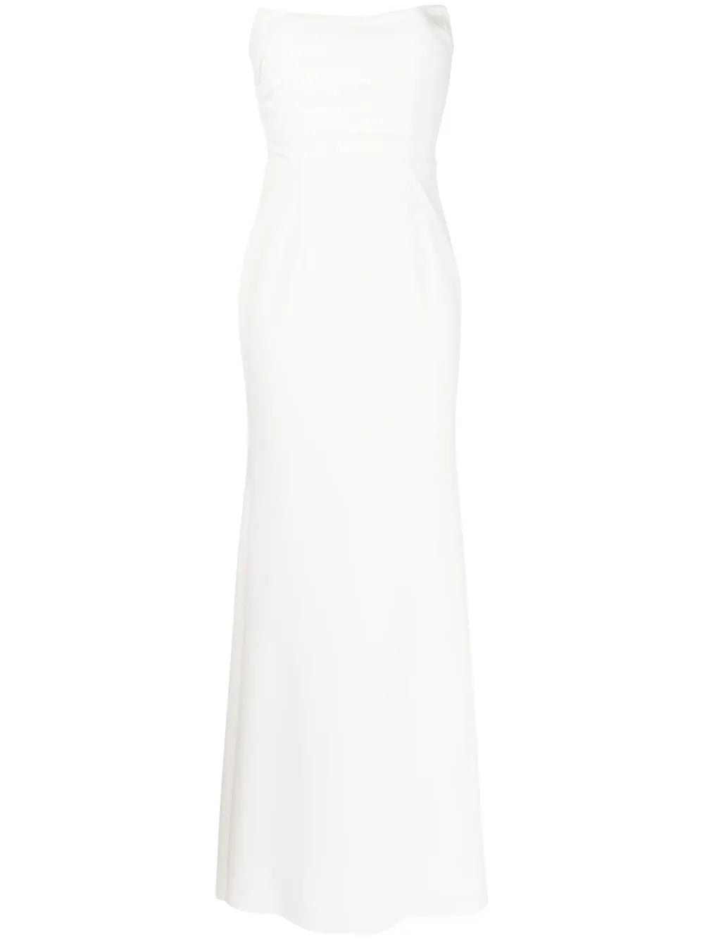 Rachel Gilbert Arlo Strapless Flared Gown