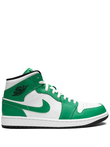 Air Jordan 1 Mid Lucky Green Sneakers