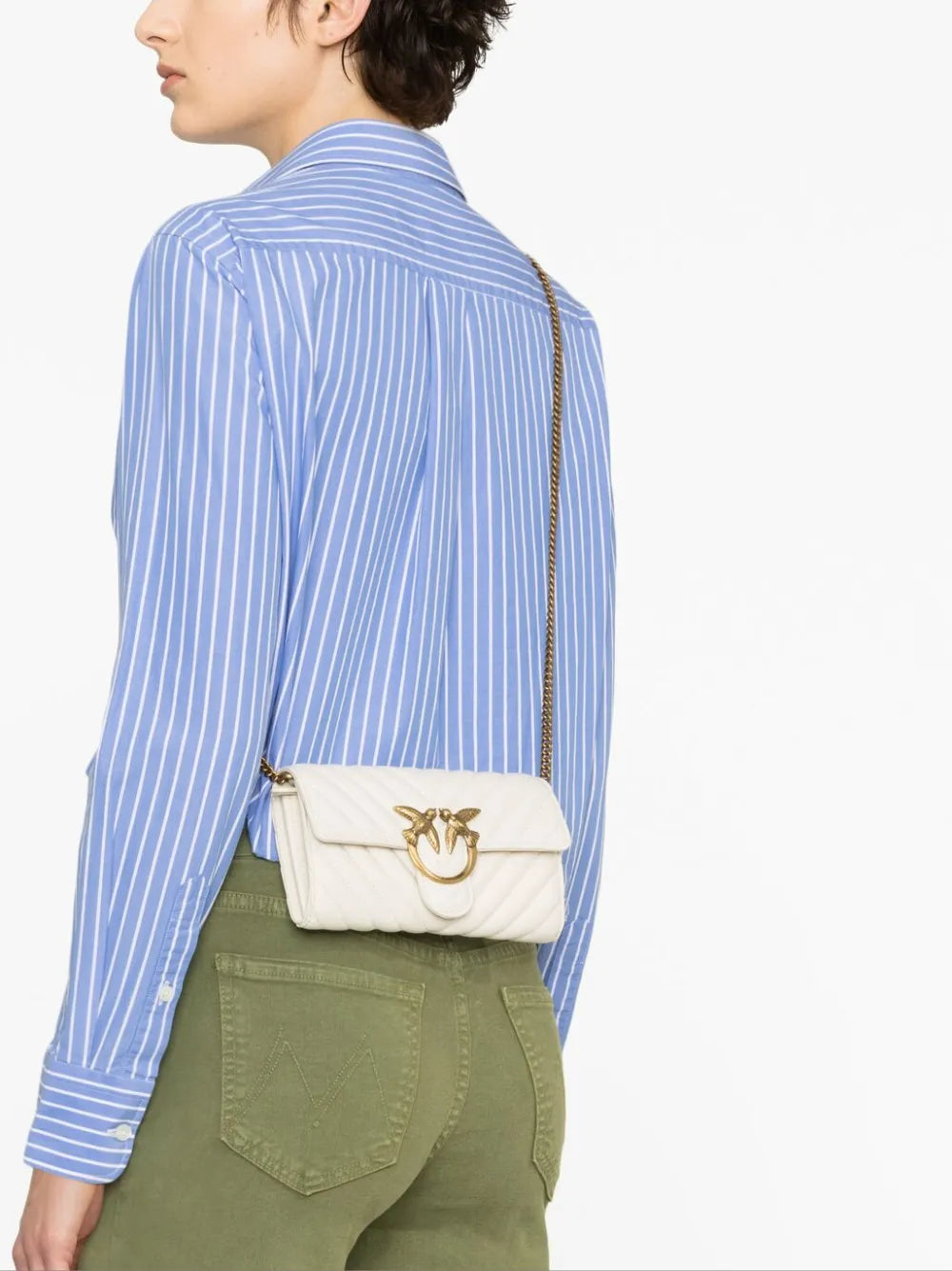 Pinko Love One Quilted Shoulder Bag