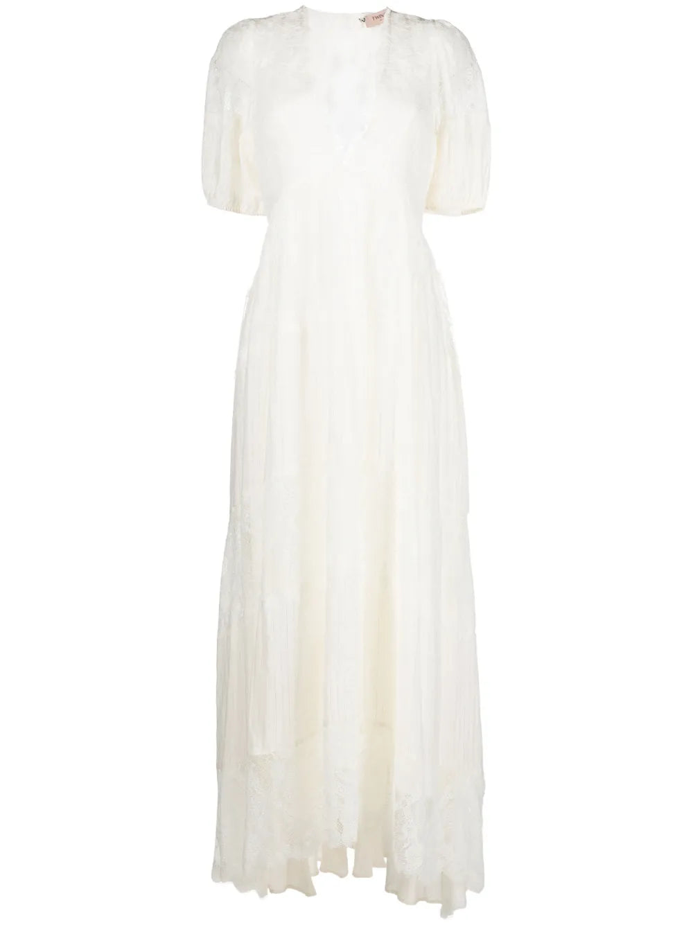 Twinset Long Lace Cotton Dress