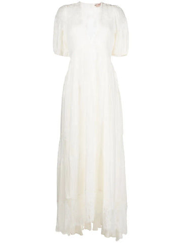 Twinset Long Lace Cotton Dress