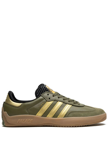 adidas X Palace Puig Samba Olive Gold Sneakers