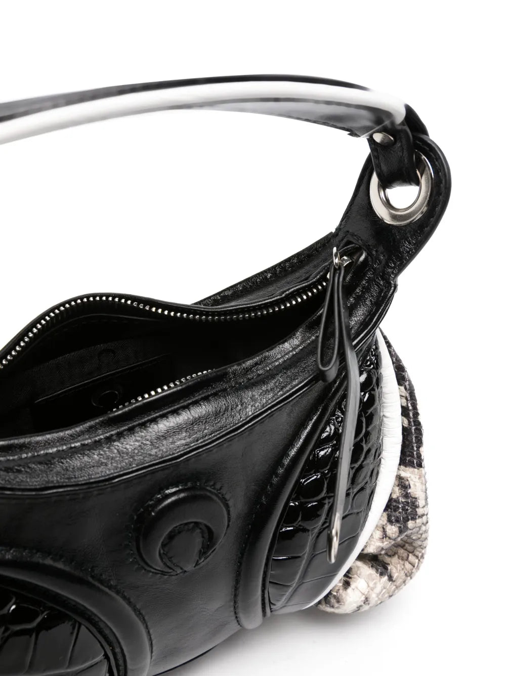 Marine Serre Small Futura Shoulder Bag