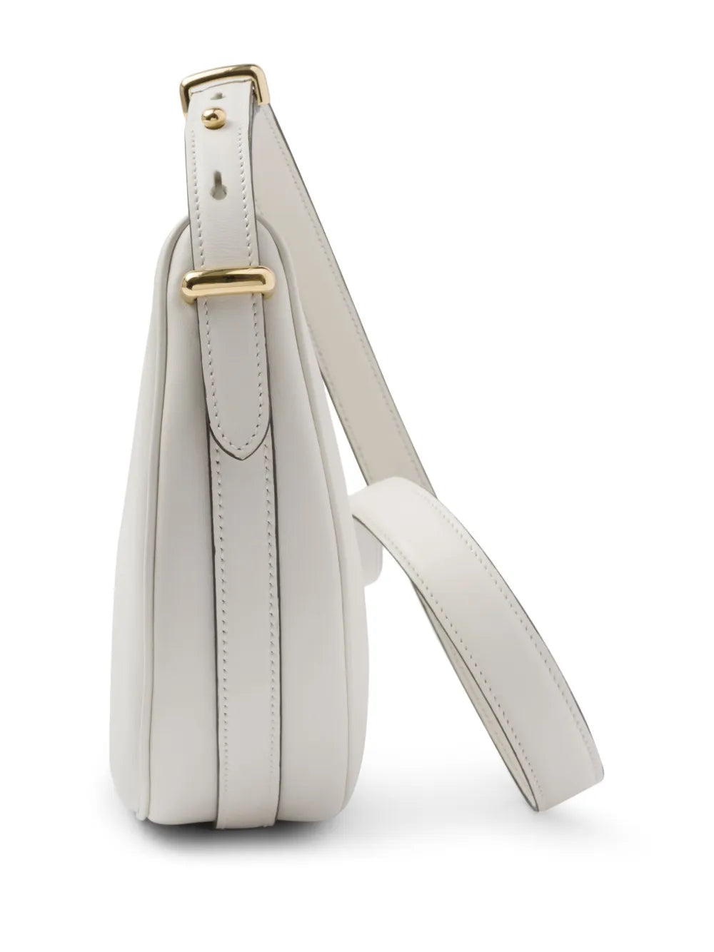 Prada Arque Leather Shoulder Bag